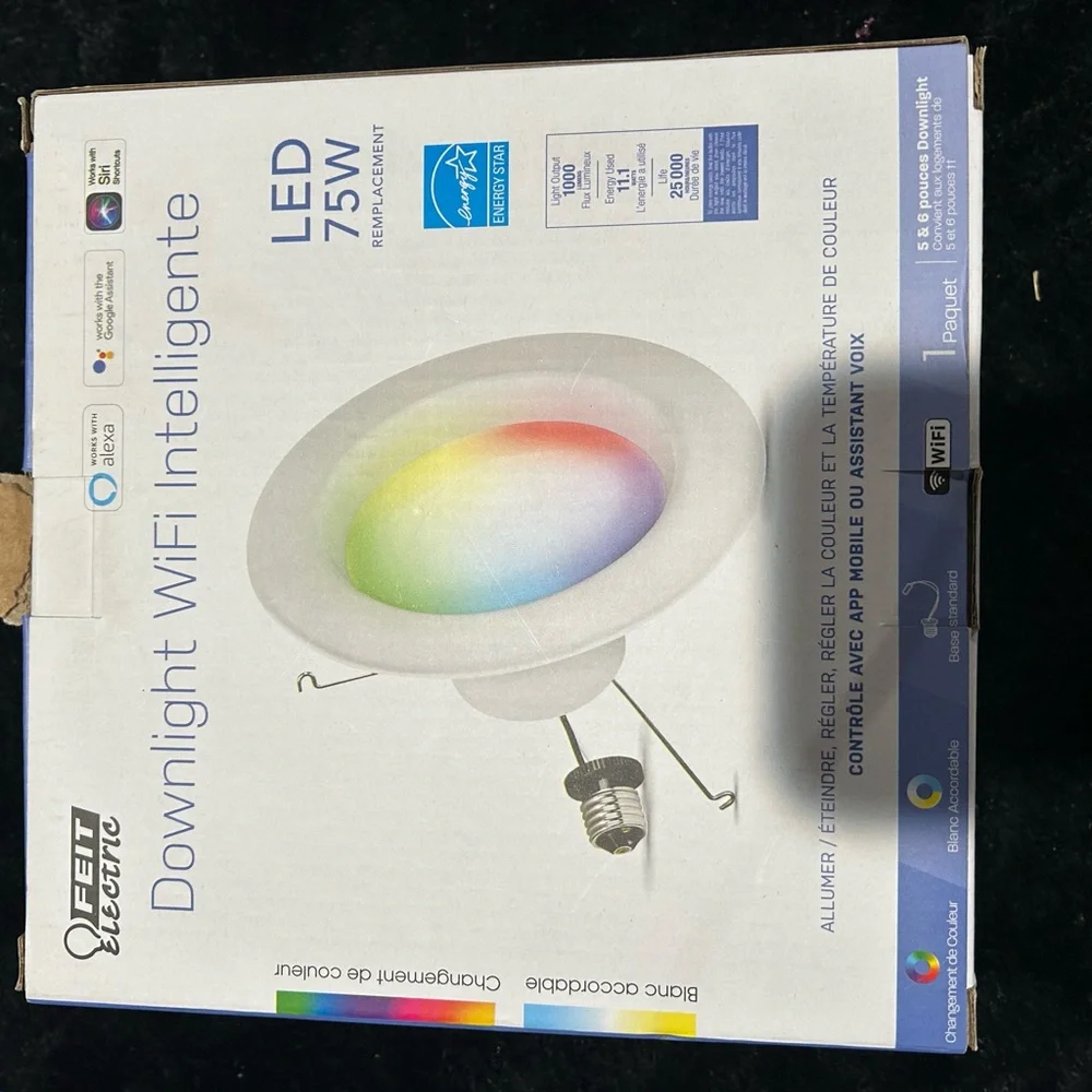 FEIT Multicolor LED Downlight WiFi Intelligent